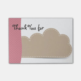 Tackkort Post-it Block