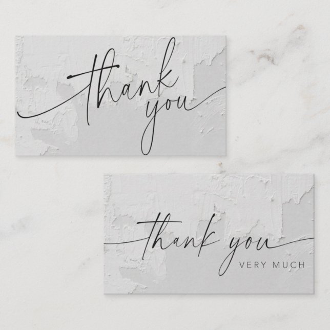 Tackkort professionellt utseende Examen Visitkort (Fram/baksida)