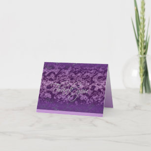Tackkort - Shades of Purple