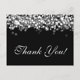 Tackkort Silver Ljus Vykort