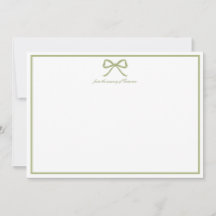 Tackkort Snygg Babyshower med rosett