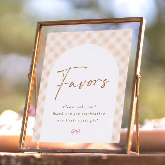 Tackkort Snygging Paj Thanksgiving Babykalas Poster (Skapare uppladdad)