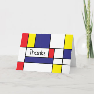 Tackkort - Themed Mondrian