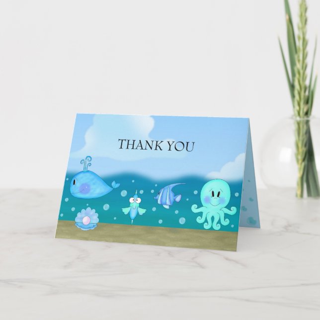 Tackkort Under Havet (Framsida)