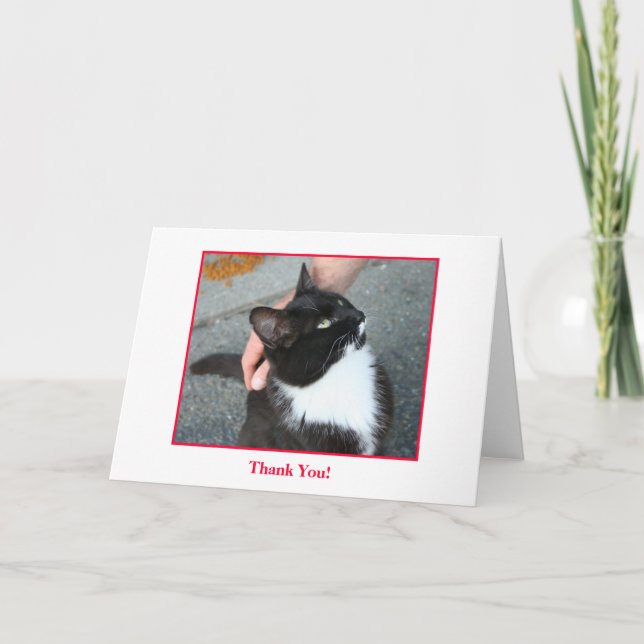 Tackkortet, förbigår inom tack kort (Framsida)