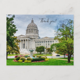 Tackkortet Missouri Capitol Vykort