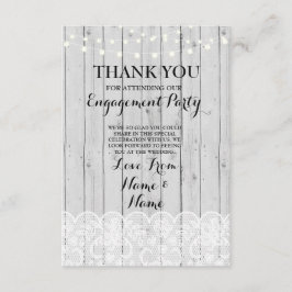 Tackkortträ tänder lantligt vintersnöre tack kort