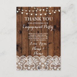 Tackkortträ tänder lantligt vintersnöre tack kort