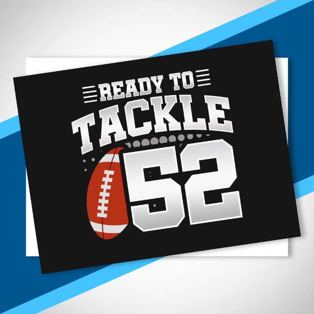 Tackla 52-årsdag 52 år pars årsdag vykort (Skapare uppladdad)