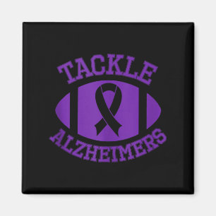 Tackla alzheimers bekämpa slutet stöd lila månad magnet