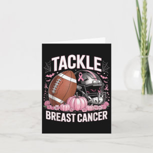 Tackla Bröstcancer Fotboll Bröstcancer Medvetenhet Kort