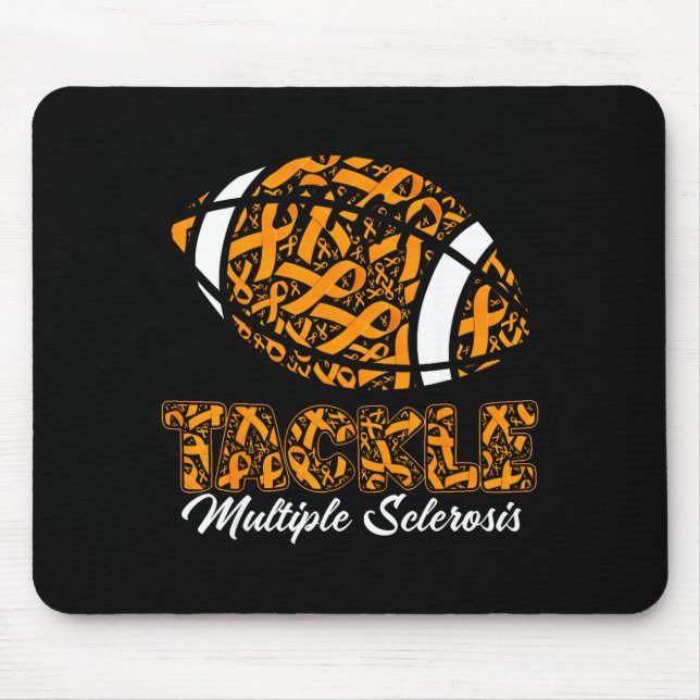 Tackla Multipel Skleros Medvetenhet Orange Band  Musmatta (Framsidan)