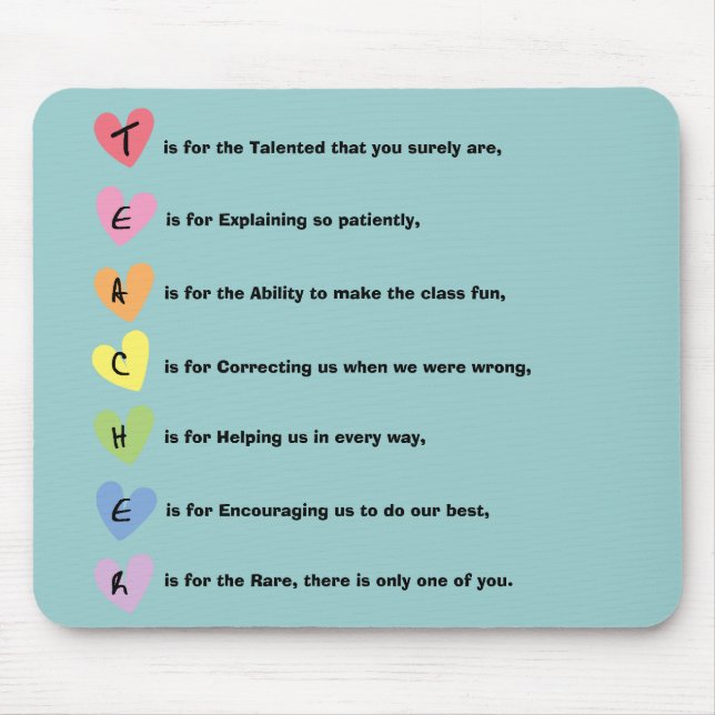 Tacklärare Mousepad Musmatta (Framsidan)