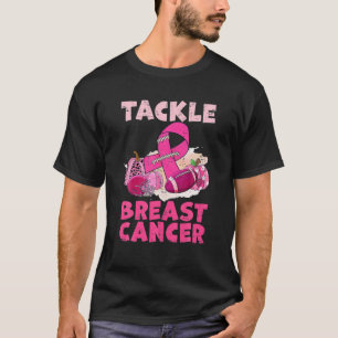 Tackle Breast Cancer American Football Pumpkin Hal T Shirt