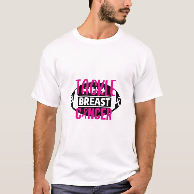 TACKLE BRÖSTCANCER T SHIRT (Framsida)