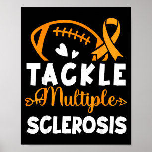 Tackle Football Orange Band Multipel Skleros A Poster