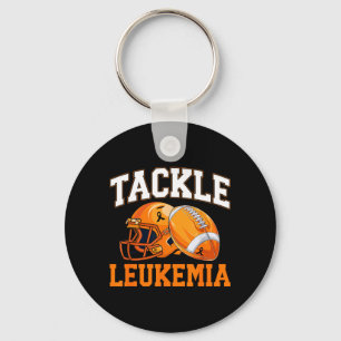 Tackle Leukemi Medvetenhet Månad Leukemi Krigare Nyckelring