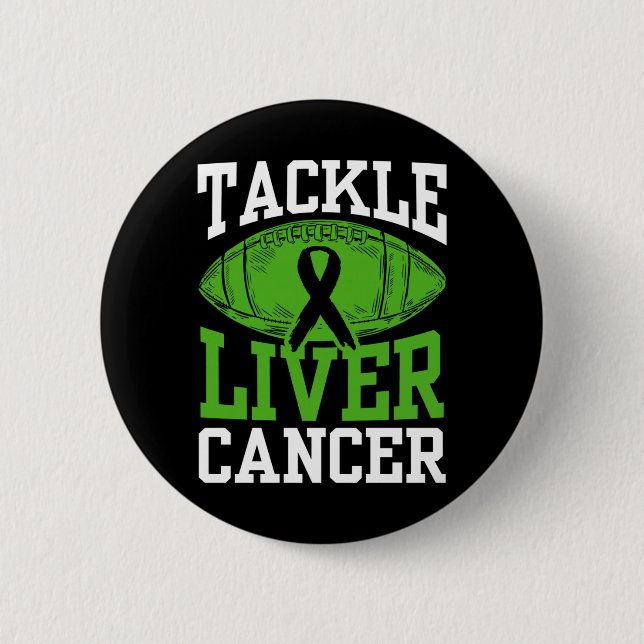Tackle Levercancer Medvetenhet Performance Knapp (Framsida)