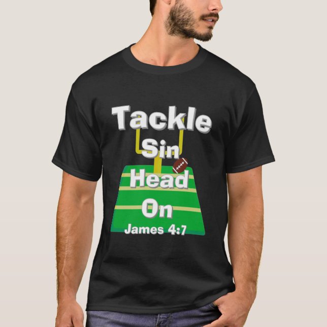 Tackle Sin T Shirt (Framsida)