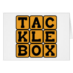 Tacklebox, fiskares Verktyg-sats Hälsningskort
