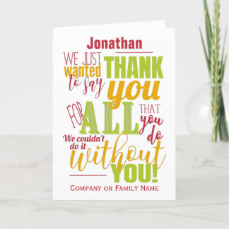 tackmeddelande för tackens uppskattningstyp tack kort