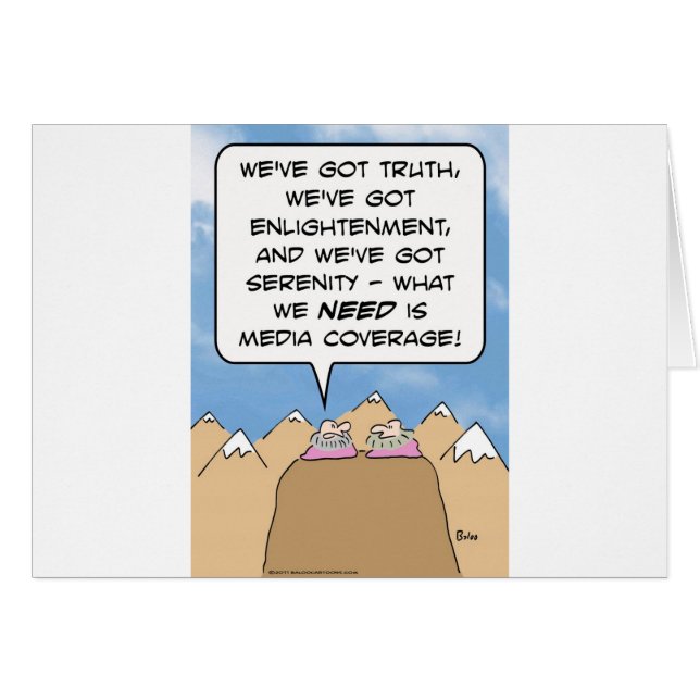 täckning för gurusinsiktmassmedia hälsningskort (Framsidan Horizontal)