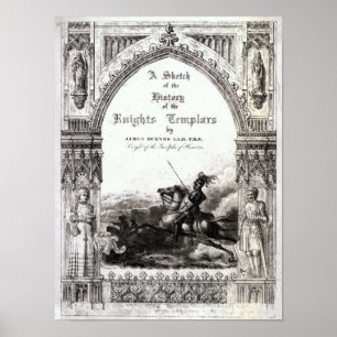 Täckningen av "En historiens skiss i Knight" Poster