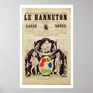 Täckningen av "Le Hanneton", som skildrar "Konstnä Poster