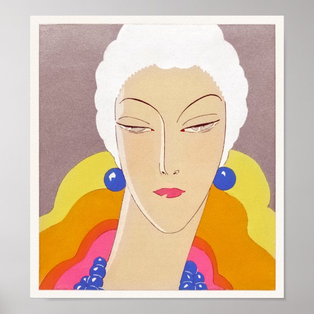 Täckningen av mode-tidskriften Art-Goût-Beauté Poster (Framsidan)