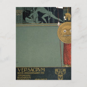 Täckningen av Ver Sacrum journal i Vykort
