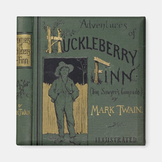 Täckningen "Äventyr av Huckleberry Finn" efter Mar Magnet (Framsidan)