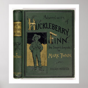 Täckningen "Äventyr av Huckleberry Finn" efter Mar Poster