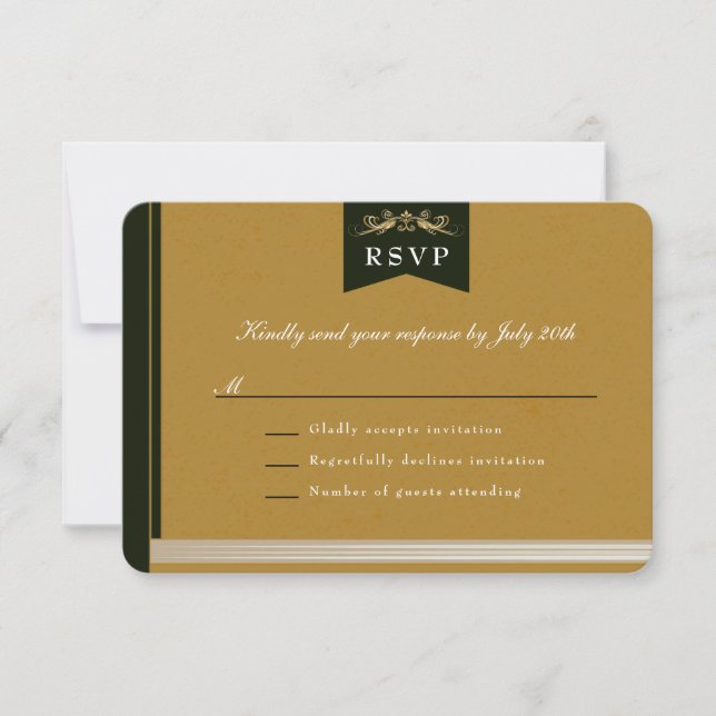 Täckningstecknet för Bröllop OSA för temat för vin Kort (Framsida)