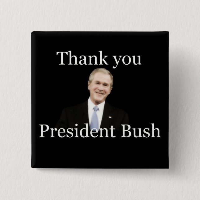 Tackpresident Bush Knapp (Framsida)