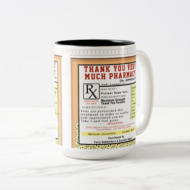 Tackrecept Två-Tonad Mugg (Framsida höger)