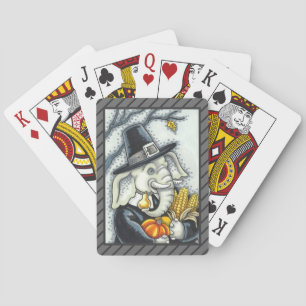 TACKSÄGELSE PILGRIM ELEFANT, SEMESTER PACHYDERM CASINOKORT