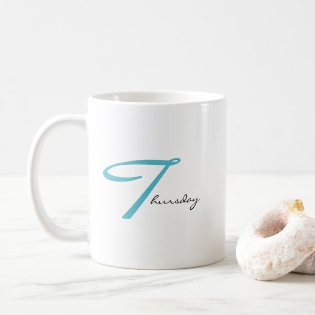 Tacksägelse Torsdag Tacksamhet Bekräftelse Estetik Kaffemugg (Med munk)