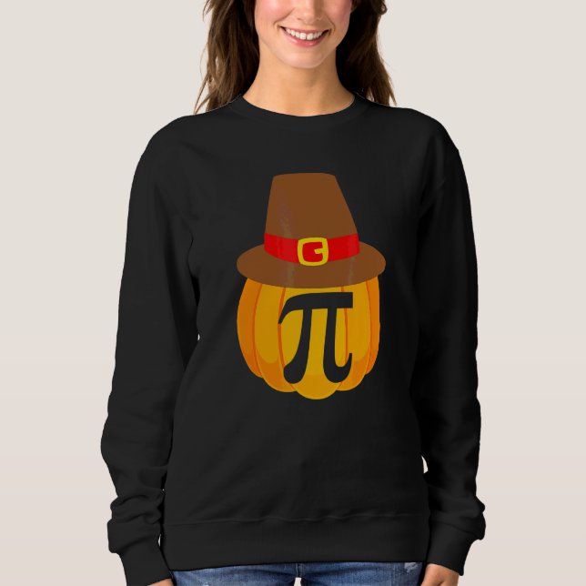 Tacksägelsedag Pumpa Pi Paj Pilgrimsmössa   Matema T Shirt (Framsida)