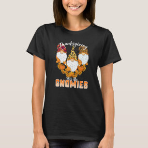 Tacksägelsedagen Mina Tomtar Gnom Pumpa Höst T Shirt