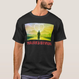 (Tacksägelsedagen nr 1) Grundläggande herr-T-shirt T Shirt