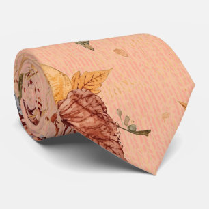 Tacksägelsedagen, Pumpa och blommor Mönster slips