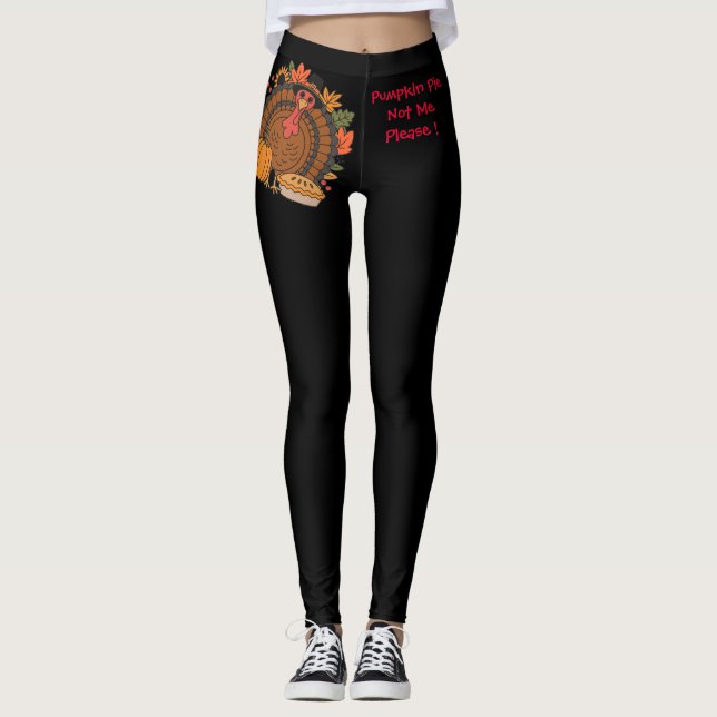 Tacksägelsedagen, Rollig kalkonchef, Glucka, Moder Leggings (Framsida)