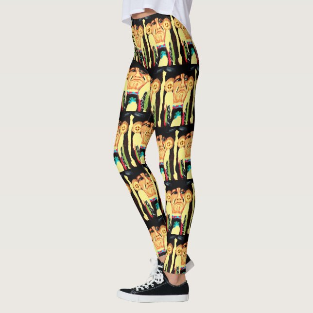 TACKSÄGELSEDAGEN URINVÅNINGSAMERIKANER LEGGINGS (Vänster)
