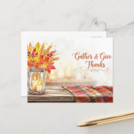 Tacksägelsedagen  vykort