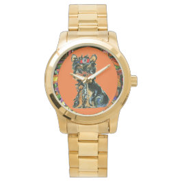 Tacksägelsedagen Yorkie Poo Armbandsur