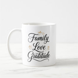 Tacksägelsedags Familjetack  Kaffemugg