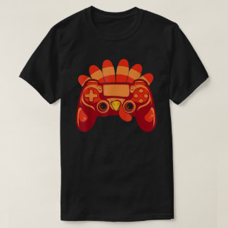Tacksägelsedags Gamer Turkontroll T Shirt