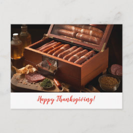 Tacksägelsedags höstmålning vykort