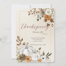 Tacksägelsedags Pumpa & Höst