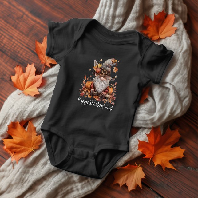 Tacksägelsedags Tomte med Darr på Lippet T Shirt (Skapare uppladdad)